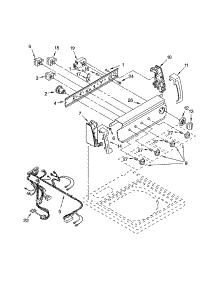 Control Panel parts for Kenmore Washer 110.22832102 (11022832102, 110 22832102) from AppliancePartsPros.com