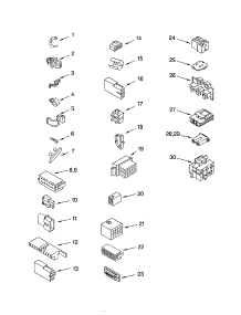Wiring Harness parts for Kenmore Washer 110.22842101 (11022842101, 110 22842101) from AppliancePartsPros.com