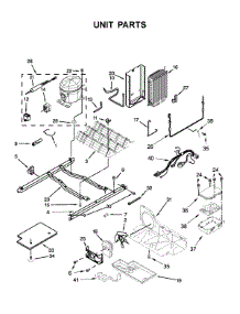 Unit Parts parts for Kenmore Refrigerator 106.51332713 (10651332713, 106 51332713) from AppliancePartsPros.com