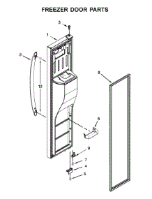 Freezer Door Parts parts for Kenmore Refrigerator 106.51332713 (10651332713, 106 51332713) from AppliancePartsPros.com