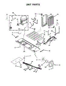 Unit Parts parts for Kenmore Refrigerator 106.51789410 (10651789410, 106 51789410) from AppliancePartsPros.com