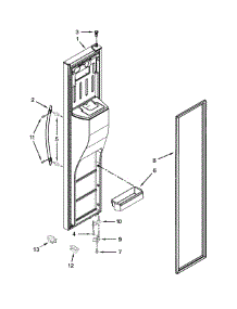 Freezer Door Parts parts for Kenmore Refrigerator 106.51789412 (10651789412, 106 51789412) from AppliancePartsPros.com