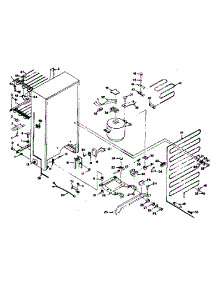 Unit Parts parts for Kenmore Freezer 106.5923120 (1065923120, 106 5923120) from AppliancePartsPros.com