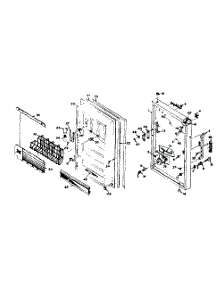 Door Parts parts for Kenmore Freezer 106.5923160 (1065923160, 106 5923160) from AppliancePartsPros.com
