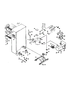 Unit Parts parts for Kenmore Freezer 106.5923201 (1065923201, 106 5923201) from AppliancePartsPros.com