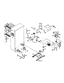 Unit Parts parts for Kenmore Freezer 106.5927160 (1065927160, 106 5927160) from AppliancePartsPros.com
