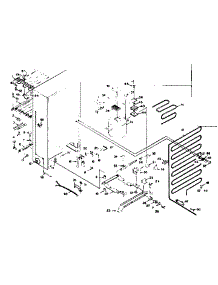 Unit Parts parts for Kenmore Freezer 106.5928100 (1065928100, 106 5928100) from AppliancePartsPros.com