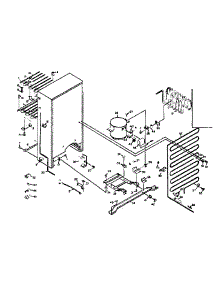Unit Parts parts for Kenmore Freezer 106.6023120 (1066023120, 106 6023120) from AppliancePartsPros.com