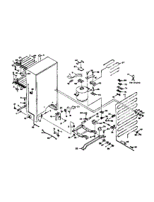 Unit Parts parts for Kenmore Freezer 106.6025120 (1066025120, 106 6025120) from AppliancePartsPros.com