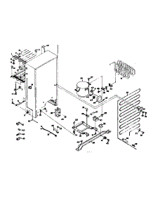 Unit Parts parts for Kenmore Freezer 106.6025121 (1066025121, 106 6025121) from AppliancePartsPros.com