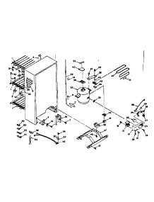 Unit Parts parts for Kenmore Freezer 106.6025160 (1066025160, 106 6025160) from AppliancePartsPros.com