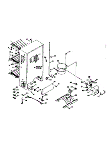 Unit Parts parts for Kenmore Freezer 106.6025161 (1066025161, 106 6025161) from AppliancePartsPros.com