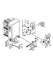 Unit Parts parts for Kenmore Freezer 106.6025200 (1066025200, 106 6025200) from AppliancePartsPros.com