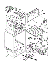 Liner parts for Kenmore Refrigerator 106.60862991 (10660862991, 106 60862991) from AppliancePartsPros.com