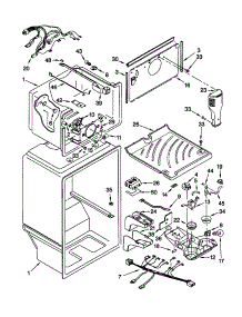 Liner parts for Kenmore Refrigerator 106.60962991 (10660962991, 106 60962991) from AppliancePartsPros.com