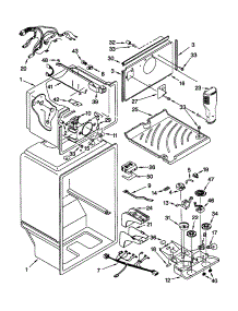 Liner parts for Kenmore Refrigerator 106.60992990 (10660992990, 106 60992990) from AppliancePartsPros.com