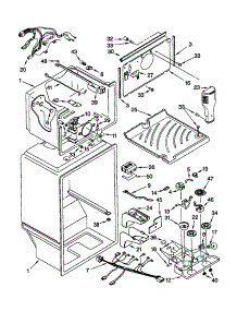 Liner parts for Kenmore Refrigerator 106.60994991 (10660994991, 106 60994991) from AppliancePartsPros.com