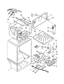 Liner parts for Kenmore Refrigerator 106.61194107 (10661194107, 106 61194107) from AppliancePartsPros.com