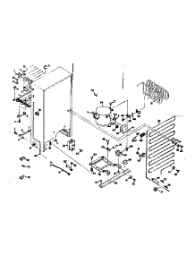 Unit Parts parts for Kenmore Freezer 106.6121100 (1066121100, 106 6121100) from AppliancePartsPros.com