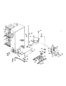 Freezer Unit Parts parts for Kenmore Freezer 106.6123170 (1066123170, 106 6123170) from AppliancePartsPros.com