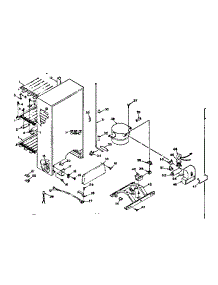 Unit Parts parts for Kenmore Freezer 106.6123210 (1066123210, 106 6123210) from AppliancePartsPros.com