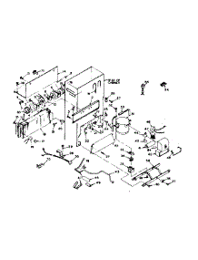 Unit Parts parts for Kenmore Freezer 106.6125160 (1066125160, 106 6125160) from AppliancePartsPros.com