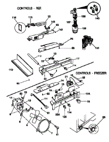 Controls parts for Kenmore Refrigerator 253.57672790 (25357672790, 253 57672790) from AppliancePartsPros.com