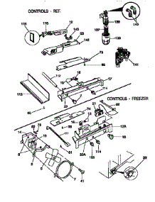 Control parts for Kenmore Refrigerator 253.57677790 (25357677790, 253 57677790) from AppliancePartsPros.com