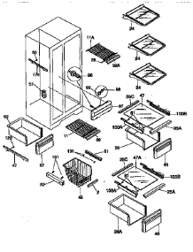 Shelves And Accessories parts for Kenmore Refrigerator 253.57677790 (25357677790, 253 57677790) from AppliancePartsPros.com