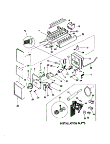 Icemaker  /  Installation parts for Kenmore Refrigerator 253.57677791 (25357677791, 253 57677791) from AppliancePartsPros.com