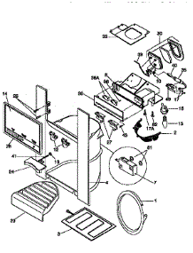 Dispenser parts for Kenmore Refrigerator 253.57682790 (25357682790, 253 57682790) from AppliancePartsPros.com