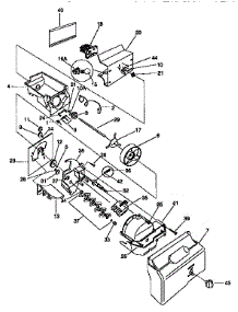 Ice Bucket / Auger parts for Kenmore Refrigerator 253.57682790 (25357682790, 253 57682790) from AppliancePartsPros.com
