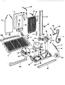Unit Parts parts for Kenmore Refrigerator 253.57682790 (25357682790, 253 57682790) from AppliancePartsPros.com