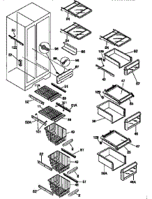 Shelves And Accessories parts for Kenmore Refrigerator 253.57682790 (25357682790, 253 57682790) from AppliancePartsPros.com