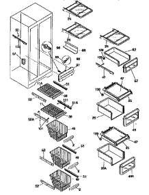 Shelves And Accessories parts for Kenmore Refrigerator 253.57682791 (25357682791, 253 57682791) from AppliancePartsPros.com