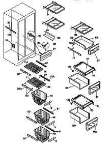 Shelves And Accessories parts for Kenmore Refrigerator 253.57685790 (25357685790, 253 57685790) from AppliancePartsPros.com