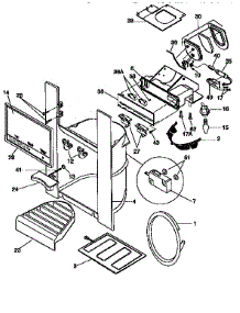 Dispenser parts for Kenmore Refrigerator 253.57685790 (25357685790, 253 57685790) from AppliancePartsPros.com