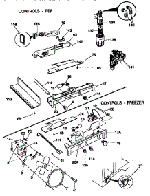Control parts for Kenmore Refrigerator 253.57685791 (25357685791, 253 57685791) from AppliancePartsPros.com
