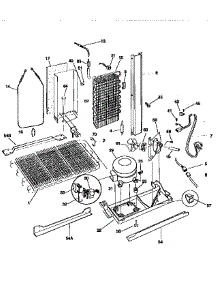 Unit Parts parts for Kenmore Refrigerator 253.57685791 (25357685791, 253 57685791) from AppliancePartsPros.com
