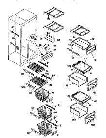 Shelves And Accessories parts for Kenmore Refrigerator 253.57685791 (25357685791, 253 57685791) from AppliancePartsPros.com
