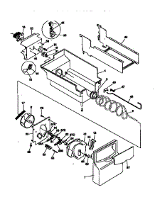 Ice Container parts for Kenmore Refrigerator 253.58082891 (25358082891, 253 58082891) from AppliancePartsPros.com