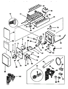 Icemaker parts for Kenmore Refrigerator 253.58085890 (25358085890, 253 58085890) from AppliancePartsPros.com