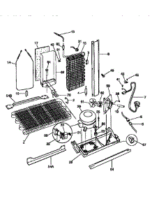 Unit Parts parts for Kenmore Refrigerator 253.58085890 (25358085890, 253 58085890) from AppliancePartsPros.com