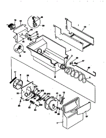 Ice Container parts for Kenmore Refrigerator 253.58085891 (25358085891, 253 58085891) from AppliancePartsPros.com