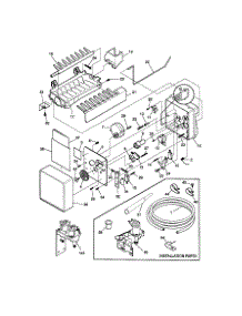 Ice Maker parts for Kenmore Refrigerator 253.58085895 (25358085895, 253 58085895) from AppliancePartsPros.com
