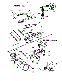 Control parts for Kenmore Refrigerator 253.58087890 (25358087890, 253 58087890) from AppliancePartsPros.com