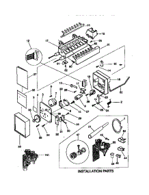 Ice Maker parts for Kenmore Refrigerator 253.58087891 (25358087891, 253 58087891) from AppliancePartsPros.com