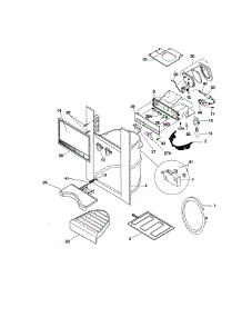 Dispenser parts for Kenmore Refrigerator 253.58087892 (25358087892, 253 58087892) from AppliancePartsPros.com