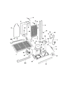 System parts for Kenmore Refrigerator 253.58087893 (25358087893, 253 58087893) from AppliancePartsPros.com