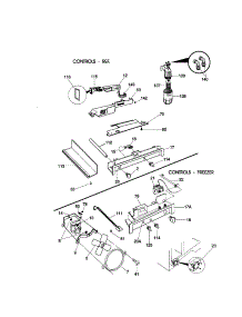 Controls parts for Kenmore Refrigerator 253.58087894 (25358087894, 253 58087894) from AppliancePartsPros.com
